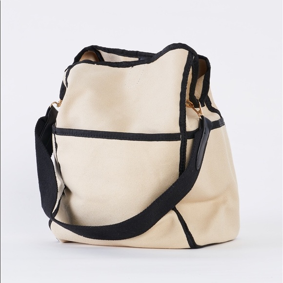 Canvas Colorblock Tote Shoulder Bag - Picture 8 of 10